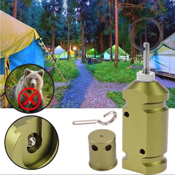 Other - Perimeter Trip Alarm Aluminum Alloy Camp Safe Perimeter Trip Wire Alarm+ Adapter